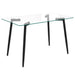 ABBOT BK-OLLY GY-5PC DINING SET - Furniture Depot