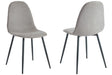 ABBOT BK-OLLY GY-5PC DINING SET - Furniture Depot