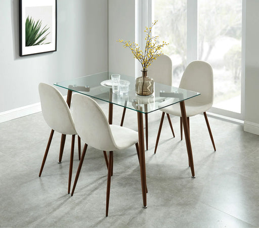 ABBOT-LYNA BG-5PC DINING SET - Furniture Depot