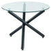 Suzette/Olly 5pc Dining Set, Black/Beige - Furniture Depot