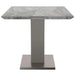 Napoli/Devo 7pc Dining Set, Grey/Light Grey - Furniture Depot