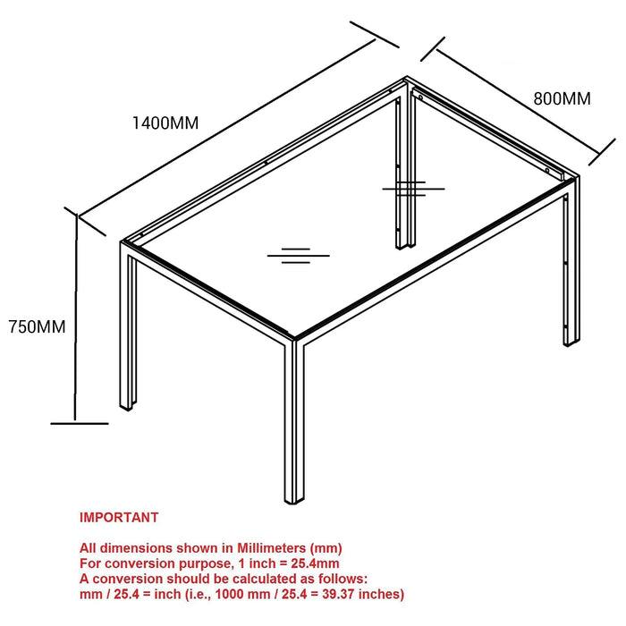 Contra/Cassidy 7pc Dining Set, Black/Black - Furniture Depot