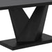 Eclipse/Xander 7pc Dining Set in Black with Light Grey Chair - Furniture Depot
