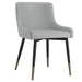 Eclipse/Xander 7pc Dining Set in Black with Light Grey Chair - Furniture Depot