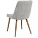 Eclipse/Mia 7pc Dining Set in Oak with Grey & Light Grey Chair - Furniture Depot
