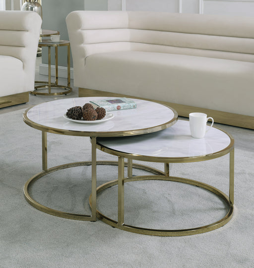 Massimo Gold Coffee table - Sterling House Interiors