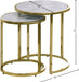 Massimo Gold End Table - Sterling House Interiors
