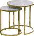 Massimo Gold End Table - Sterling House Interiors