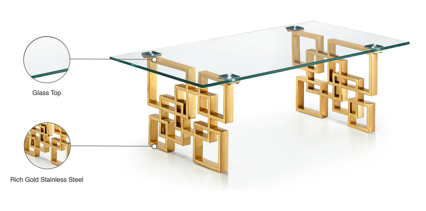 Pierre Gold Coffee Table - Sterling House Interiors