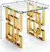 Pierre Gold End Table - Sterling House Interiors