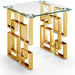 Pierre Gold End Table - Sterling House Interiors