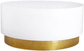Deco White/Gold Coffee Table - Sterling House Interiors