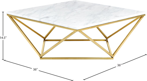 Mason Gold Coffee Table - Sterling House Interiors