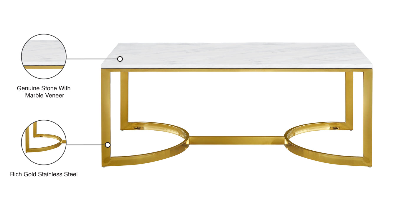 London Gold Coffee Table - Sterling House Interiors