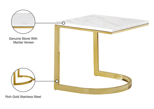London Gold End Table - Sterling House Interiors