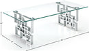 Alexis Chrome Coffee Table - Sterling House Interiors