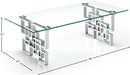 Alexis Chrome Coffee Table - Sterling House Interiors