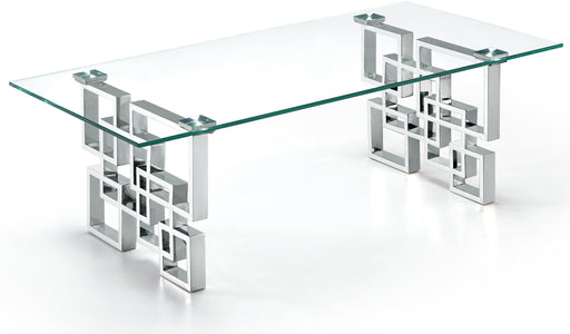 Alexis Chrome Coffee Table - Sterling House Interiors