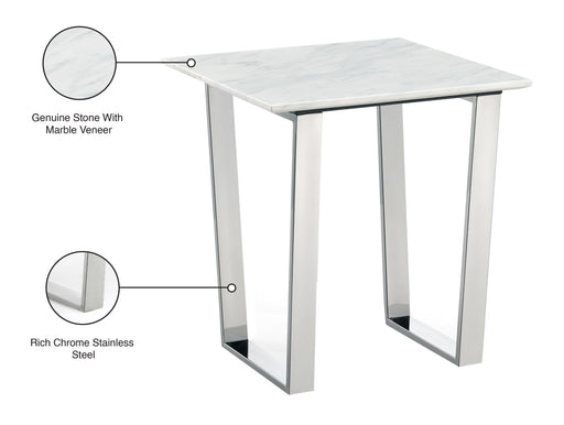 Carlton Chrome End Table - Sterling House Interiors