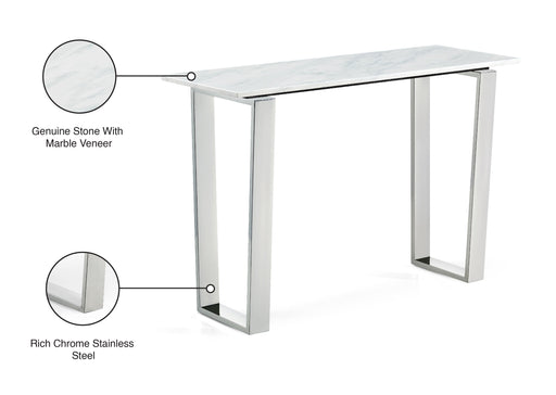 Carlton Chrome Console Table - Sterling House Interiors