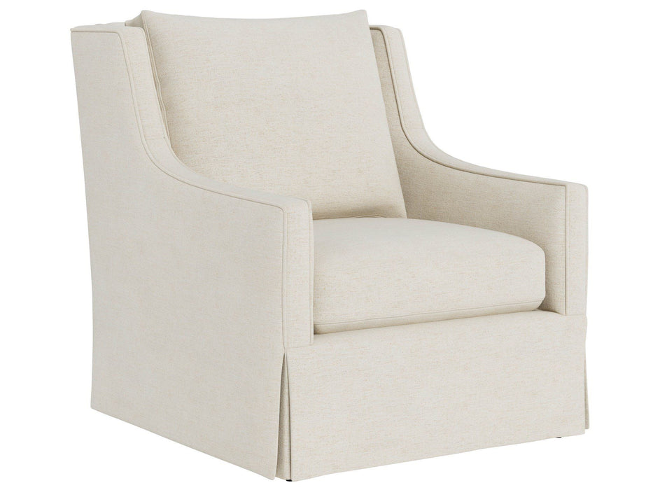Hudson Swivel Chair White