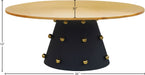 Raven Black / Gold Coffee Table - Sterling House Interiors