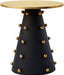 Raven Black / Gold End Table - Sterling House Interiors