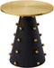 Raven Black / Gold End Table - Sterling House Interiors