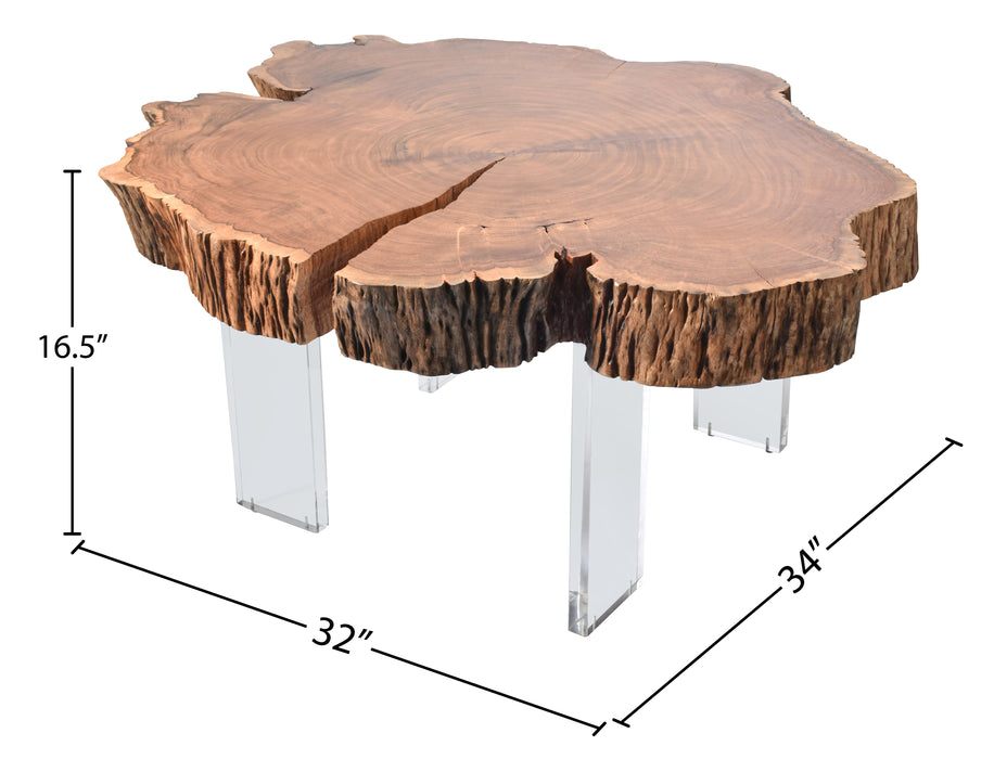 Woodland Natural Wood Coffee Table - Sterling House Interiors