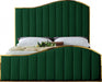 Esmeralda Velvet Bed - Green - Sterling House Interiors