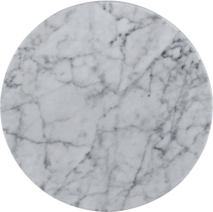 Omni Faux Marble End Table - Sterling House Interiors