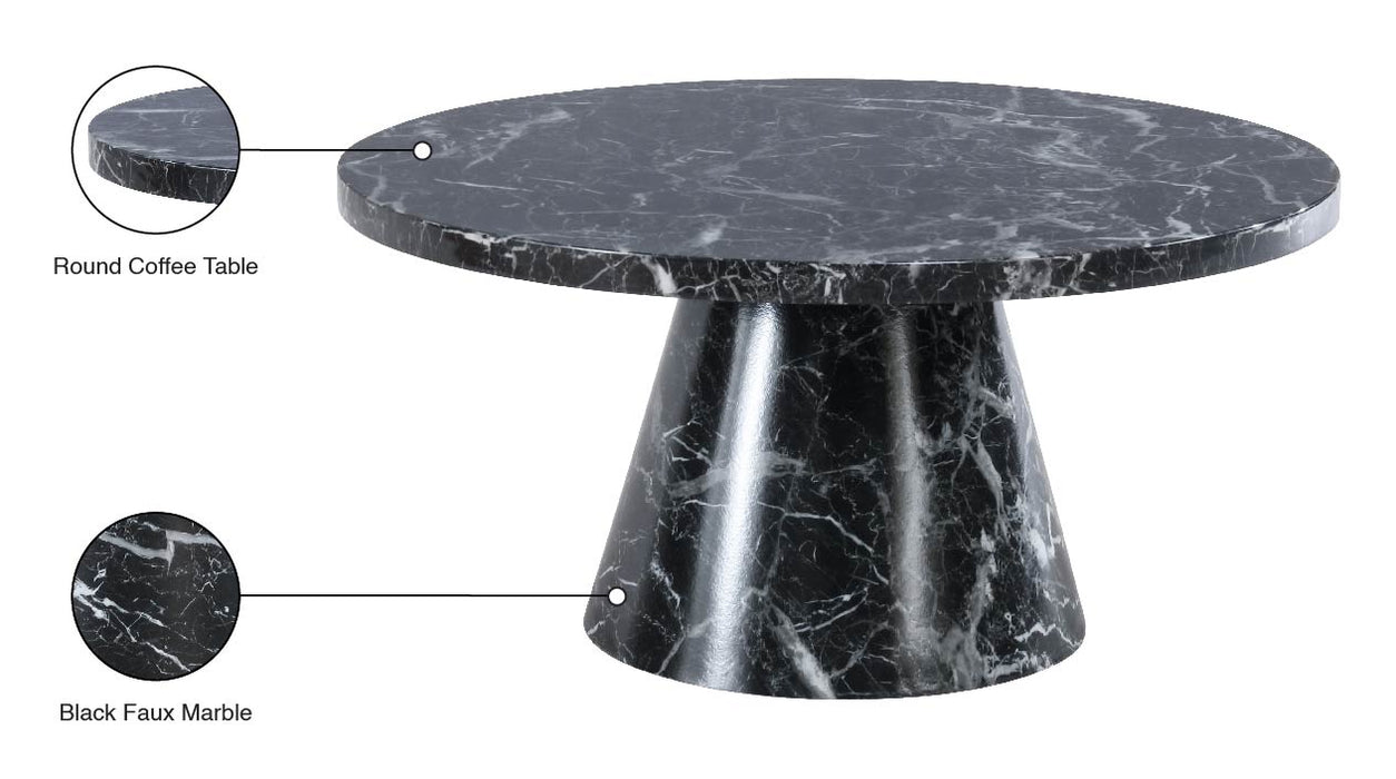 Omni Faux Marble Coffee Table - Sterling House Interiors