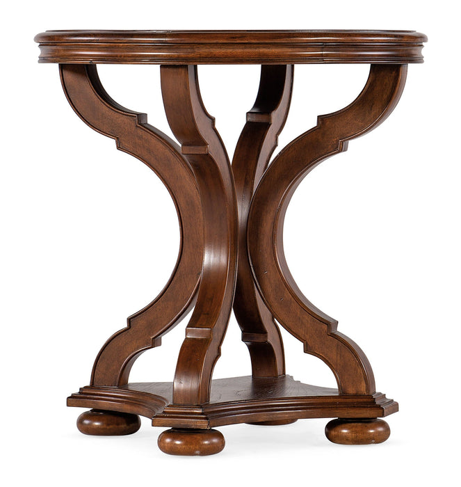 Archivist Round End Table