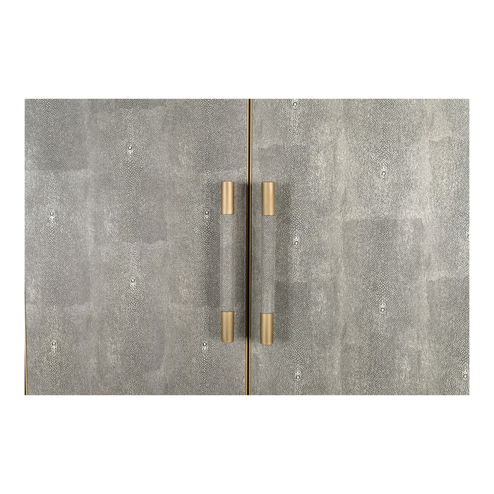 Mako Bar Cabinet Gray, Dark