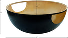 Doma Black / Gold Coffee Table - Sterling House Interiors