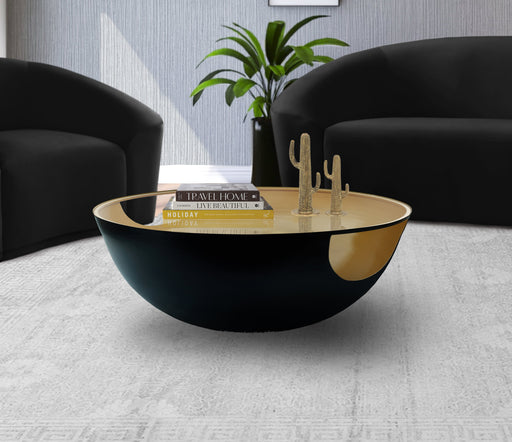 Doma Black / Gold Coffee Table - Sterling House Interiors