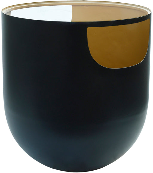 Doma Black / Gold End Table - Sterling House Interiors
