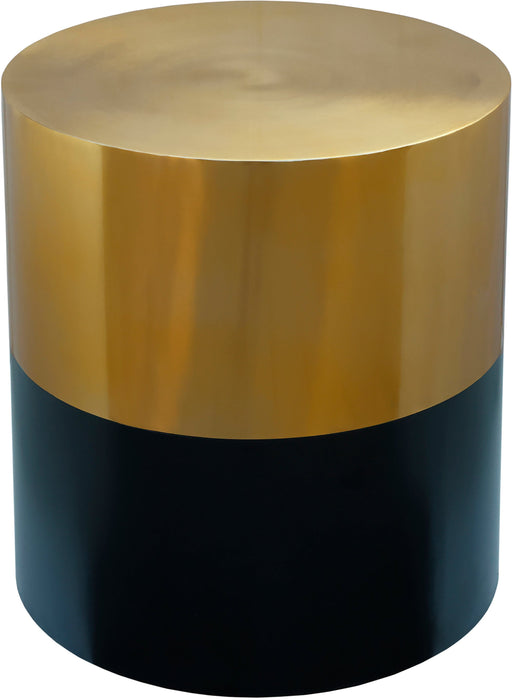 Sun Black / Gold End Table - Sterling House Interiors