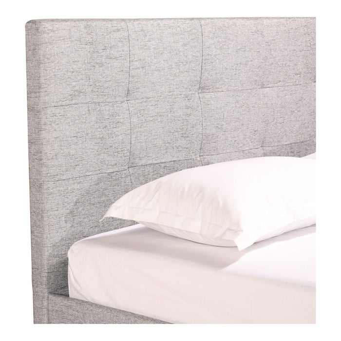 Eliza Bed Light Gray Fabric