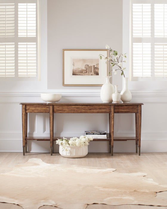 Skinny Console Table Light Brown