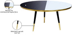 Reflection Gold / Black Coffee Table - Sterling House Interiors