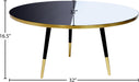 Reflection Gold / Black Coffee Table - Sterling House Interiors