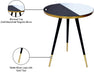 Reflection Gold / Black End Table - Sterling House Interiors