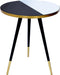 Reflection Gold / Black End Table - Sterling House Interiors