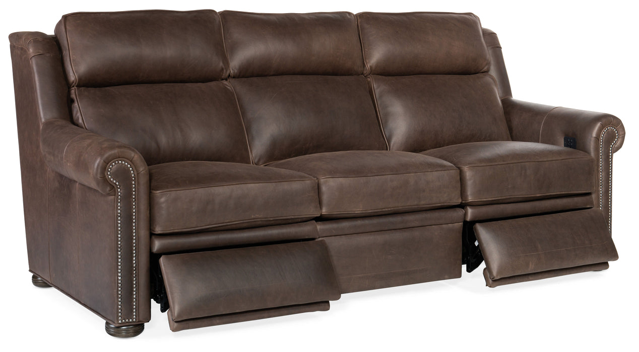 Reece Sofa L And R Full Recline With Articulating Headrest Two Pc Back