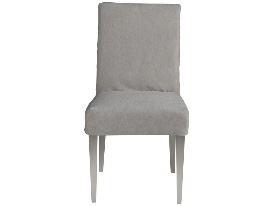 Modern Jett Slip Cover Side Chair Dark Gray