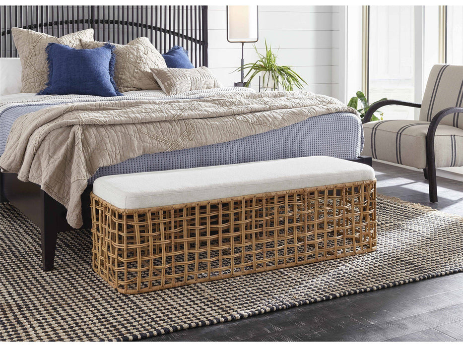 Getaway Rattan Bench Light Brown