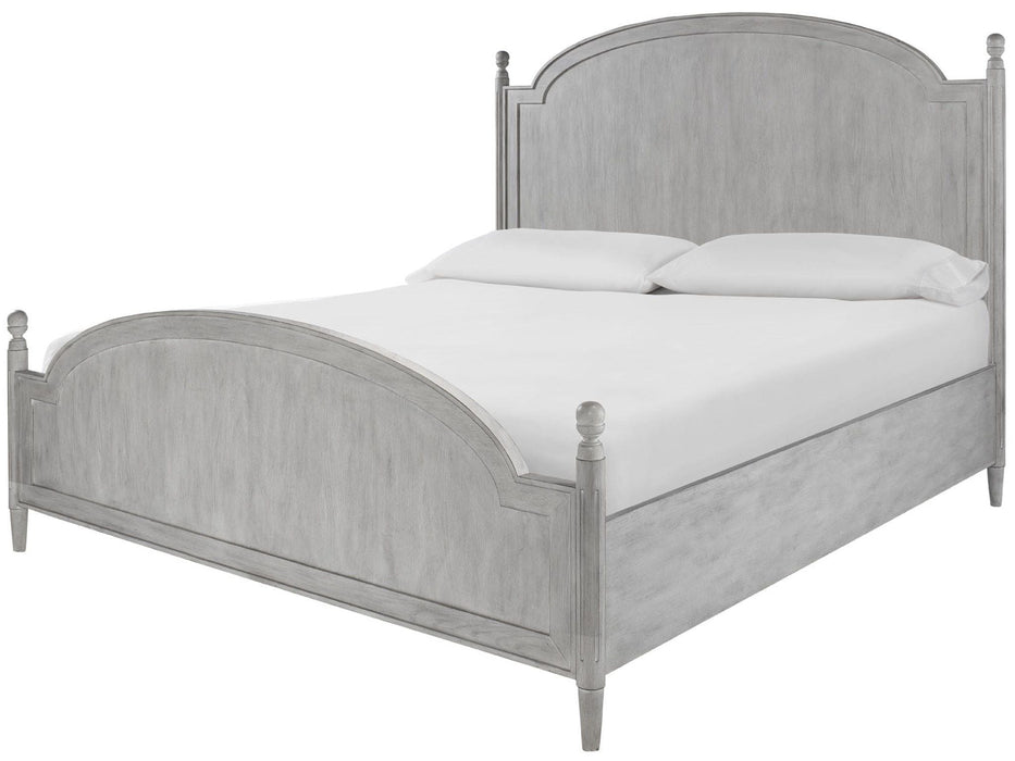 Past Forward Pryce Panel Bed Pearl Silver