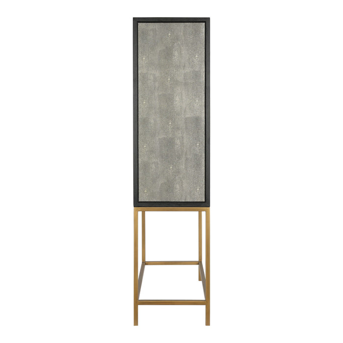 Mako Bar Cabinet Gray, Dark