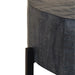 Blox Round Coffee Table in Grey - Furniture Depot